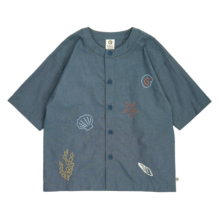 müsli SEA chambray shirt S_S Tee Chambray 563018901