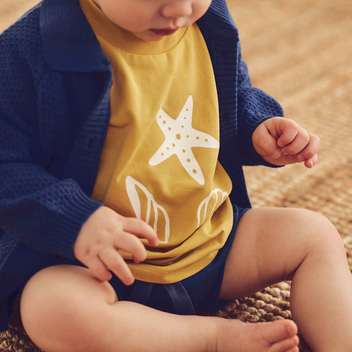 müsli SEA front print T-shirt S_S Tee Hemp 014072100