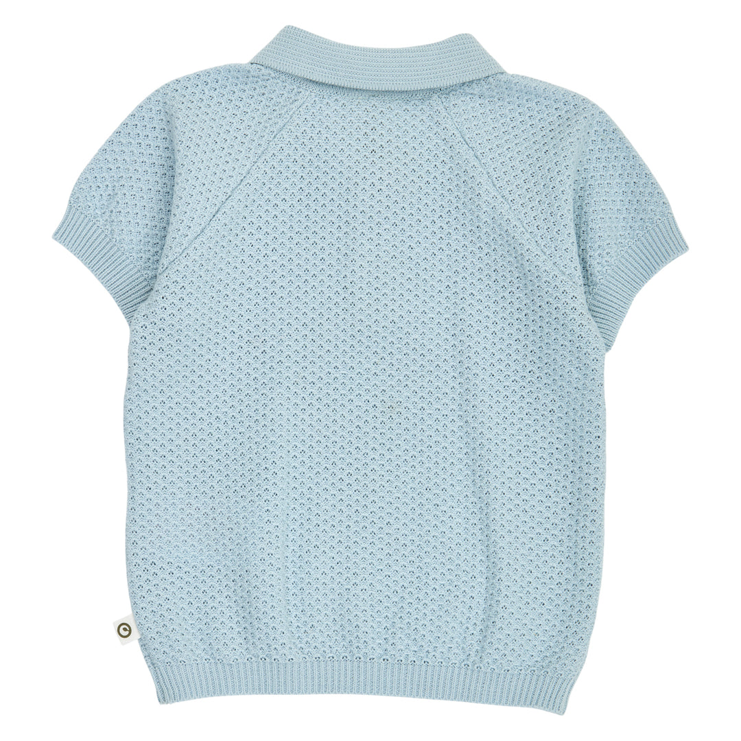 müsli SEA knit polo S_S Tee Ocean 014421102