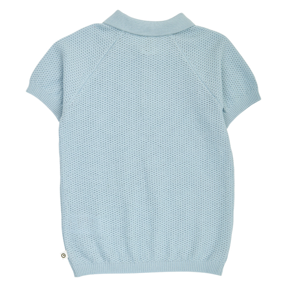 müsli SEA knitted polo S_S Tee Ocean 014421102