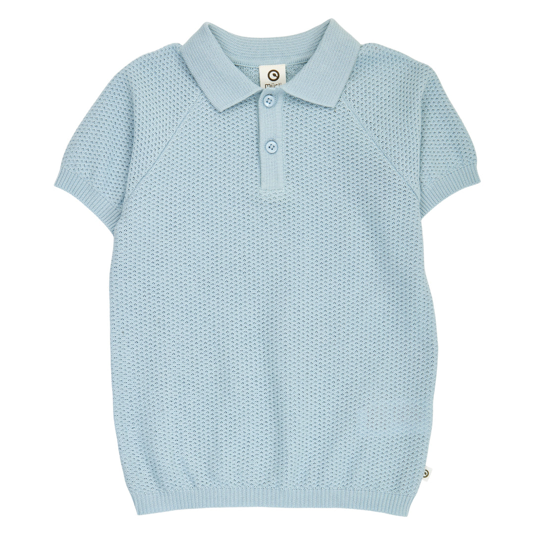 müsli SEA knitted polo S_S Tee Ocean 014421102