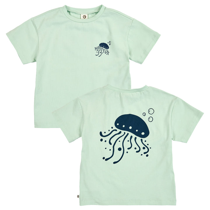 müsli SEA printed T-shirt S_S Tee Emerald 014480701