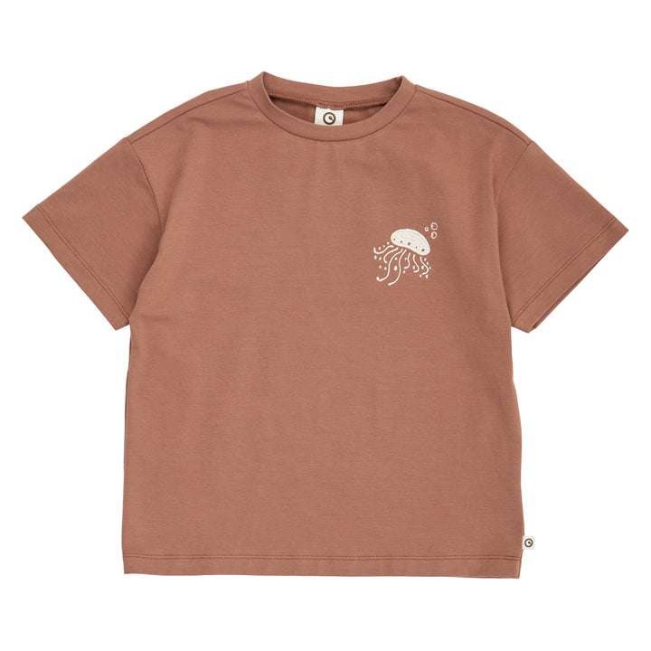 müsli SEA printed T-shirt S_S Tee Pecan 018142101