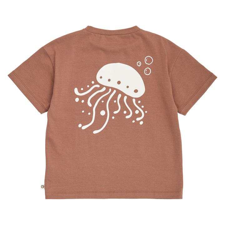 müsli SEA printed T-shirt S_S Tee Pecan 018142101