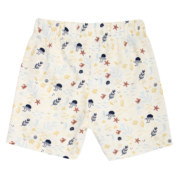 müsli SEA printed shorts Pants Tofu/ Hemp/ Navy 690000308
