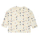 müsli SEA printed top L_S Tee Tofu/ Hemp/ Navy 690000308