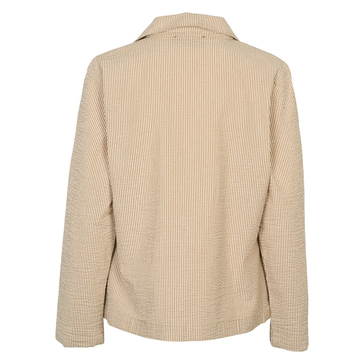 Conservandum SEERSUCKER STRIPE blazer jacket Cardigan Birch/ Muchi 690000346