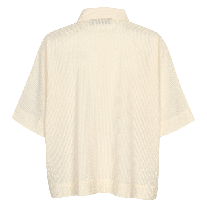 Conservandum SEERSUCKER box shirt S_S Tee Birch 013090500