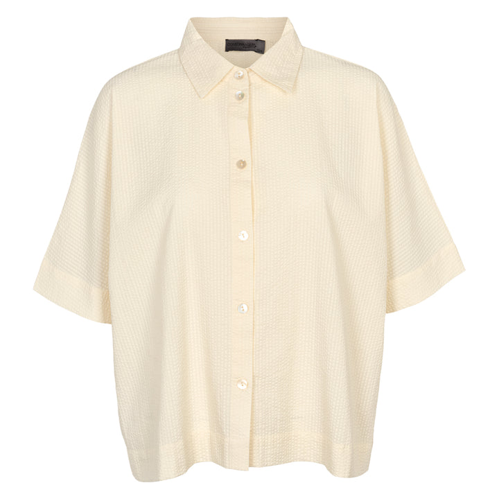 Conservandum SEERSUCKER box shirt S_S Tee Birch 013090500