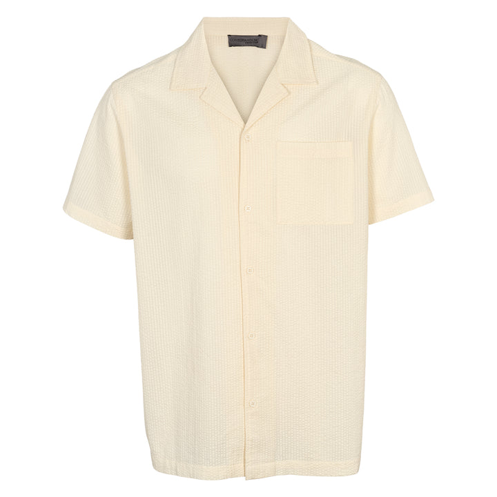 Conservandum SEERSUCKER men's shirt S_S Tee Birch 013090500