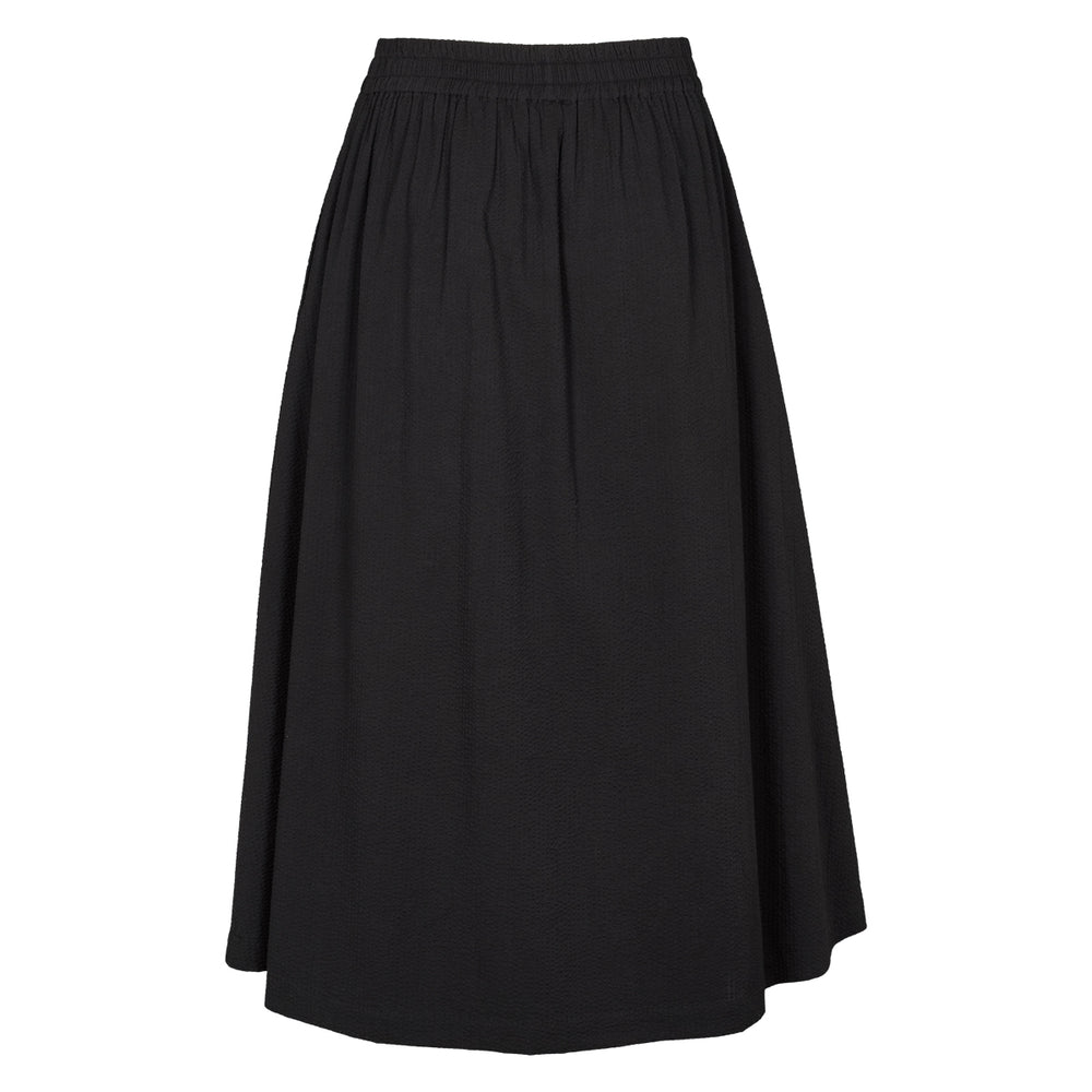 Conservandum SEERSUCKER skirt Skirts Black 019400706
