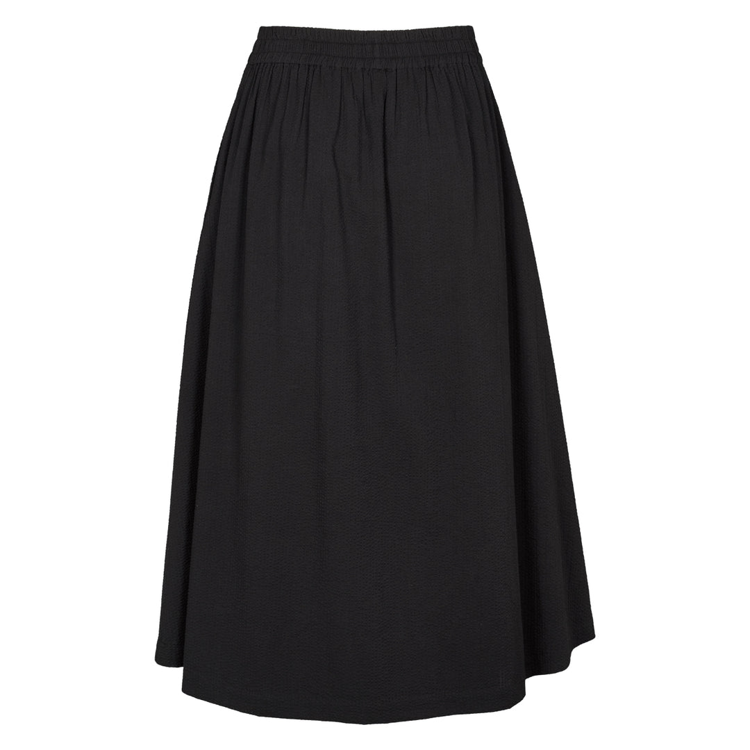 Conservandum SEERSUCKER skirt Skirts Black 019400706
