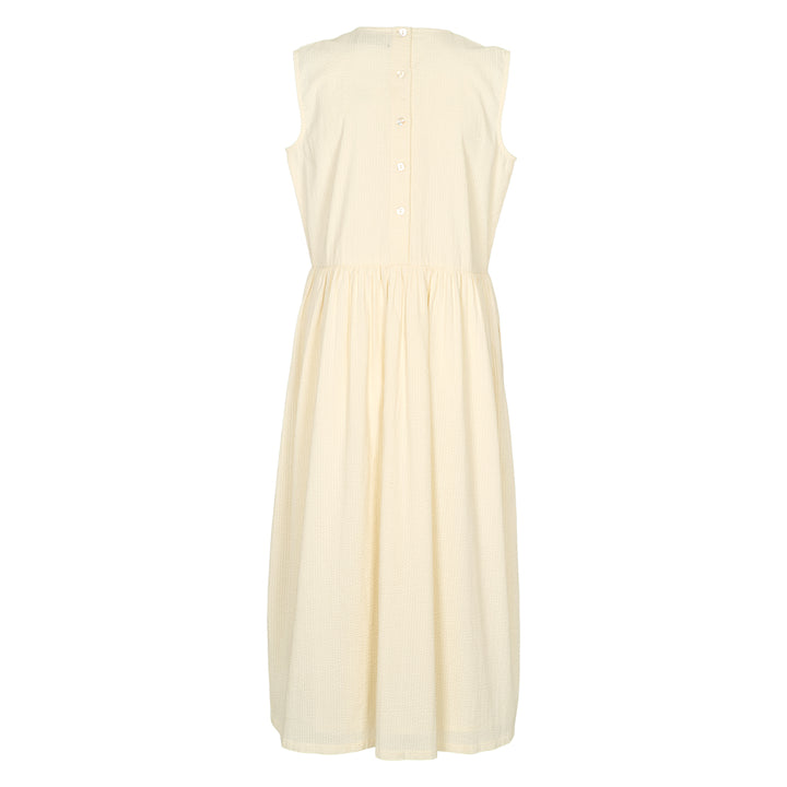 Conservandum SEERSUCKER sleeveless dress Dress Birch 013090500
