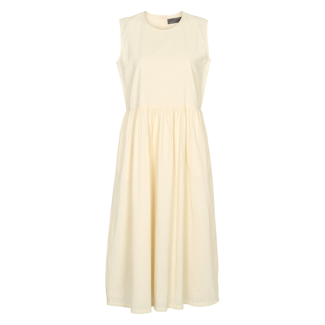 Conservandum SEERSUCKER sleeveless dress Dress Birch 013090500