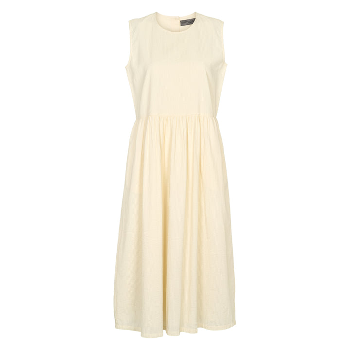 Conservandum SEERSUCKER sleeveless dress Dress Birch 013090500