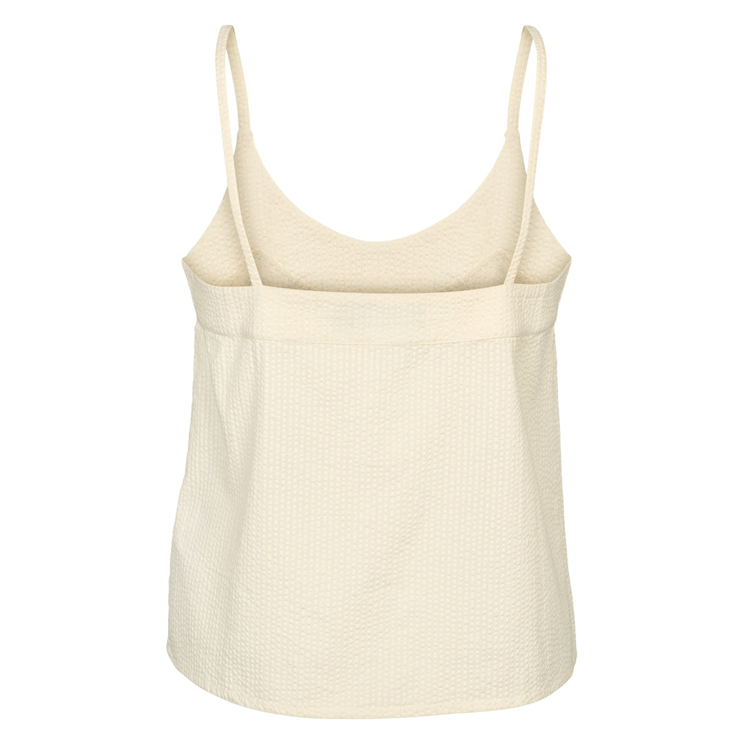 Conservandum SEERSUCKER strap top S_S Tee Birch 013090500