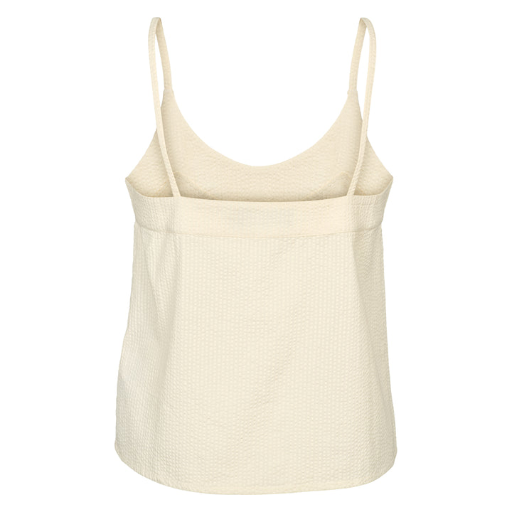 Conservandum SEERSUCKER strap top S_S Tee Birch 013090500