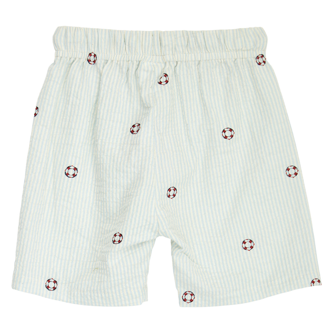 müsli SEERSUCKER stripe shorts Pants Tofu/ Ocean/ Mineral red 690000311