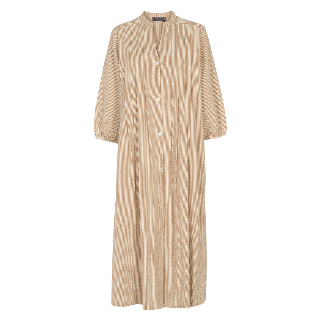 Conservandum SERSUCKER STRIPE dress Dress Birch/ Muchi 690000346