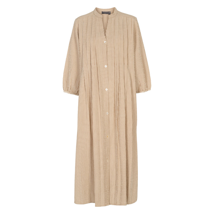 Conservandum SERSUCKER STRIPE dress Dress Birch/ Muchi 690000346