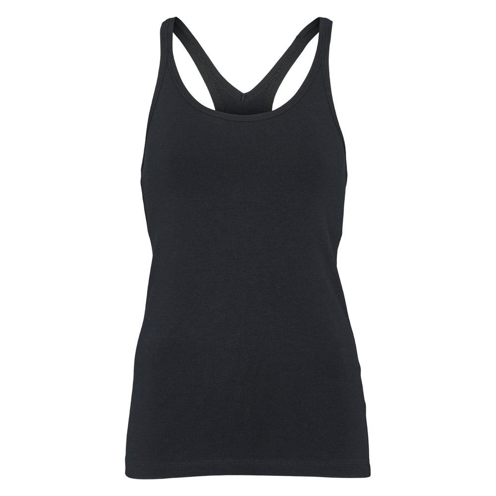 Conservandum SINGLE JERSEY racerback top S_S Tee Black 019400706