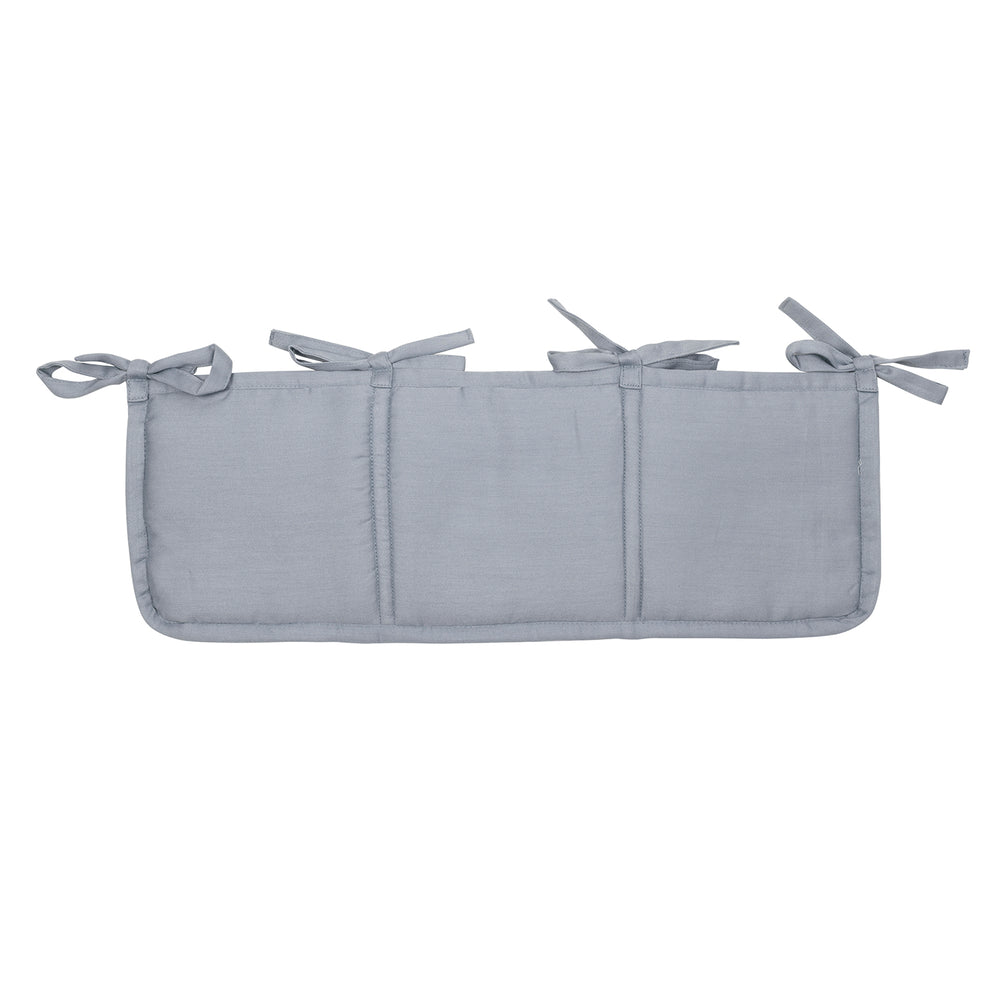 müsli SOLID bed pocket / organizer Nursery Jasmin blue 015430501