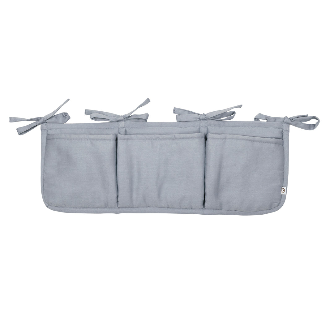 müsli SOLID bed pocket / organizer Nursery Jasmin blue 015430501