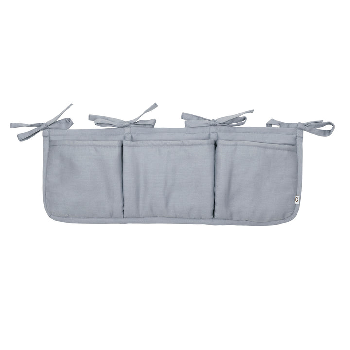 müsli SOLID bed pocket / organizer Nursery Jasmin blue 015430501