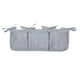 müsli SOLID bed pocket / organizer Nursery Jasmin blue 015430501