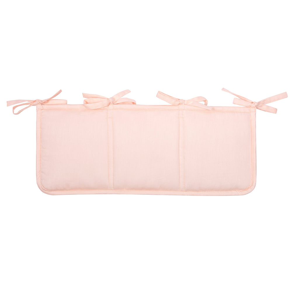 müsli SOLID bed pocket / organizer Nursery Peony 012120605