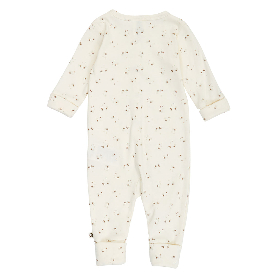 müsli SPARKLE rib bodysuit with feet Bodystockings Balsam cream/ Walnut/ Oat 690000320