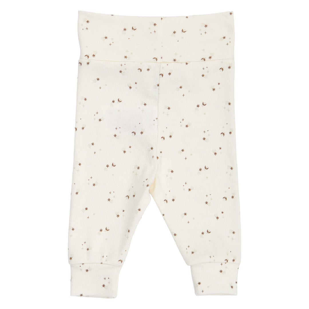 müsli SPARKLE rib pants with stars Pants Balsam cream/ Walnut/ Oat 690000320
