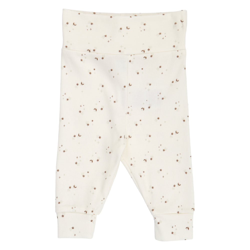 müsli SPARKLE rib pants with stars Pants Balsam cream/ Walnut/ Oat 690000320