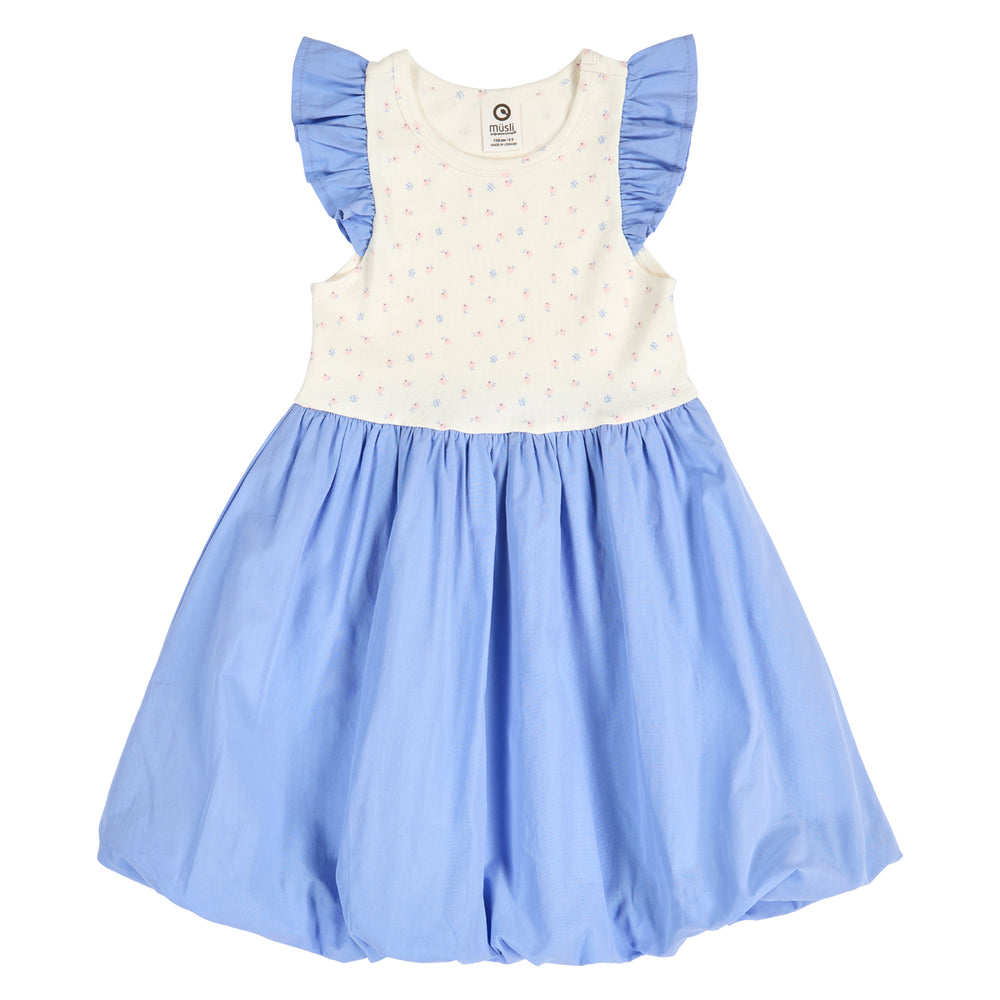 müsli SPRING bubble dress Dress Tofu/ Nectar/ shell blue 690000313