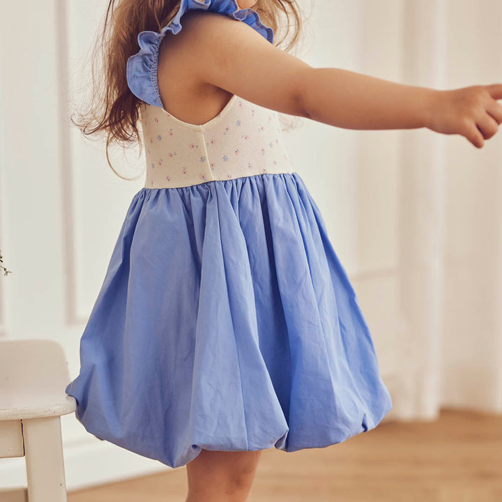 müsli SPRING bubble dress Dress Tofu/ Nectar/ shell blue 690000313