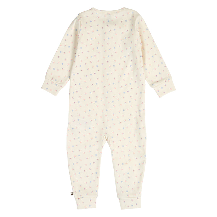 müsli SPRING rib floral bodysuit Bodystockings Tofu/ Nectar/ shell blue 690000313