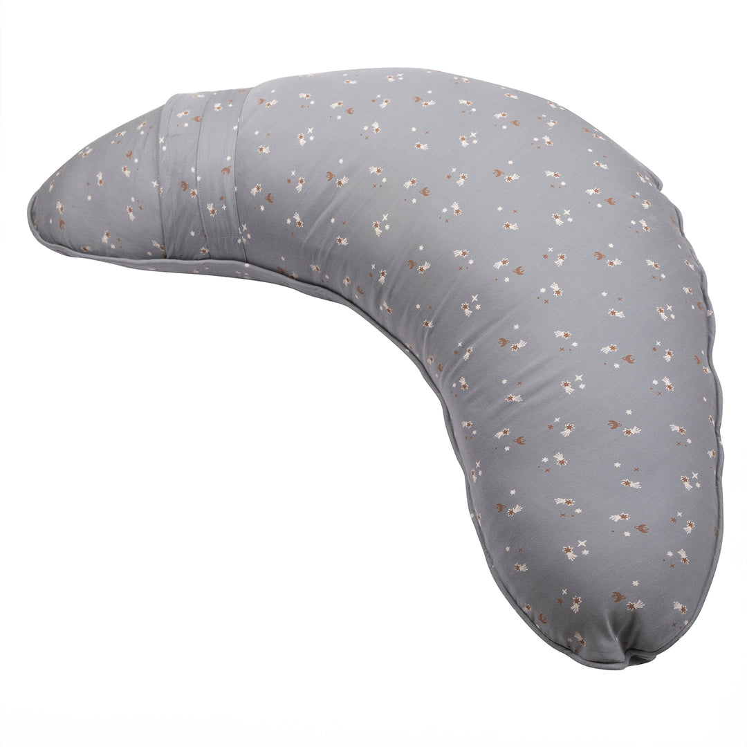 müsli STARS kapok nursing pillow Nursery Jasmin blue/ Balsam cream/ Walnut 690000318
