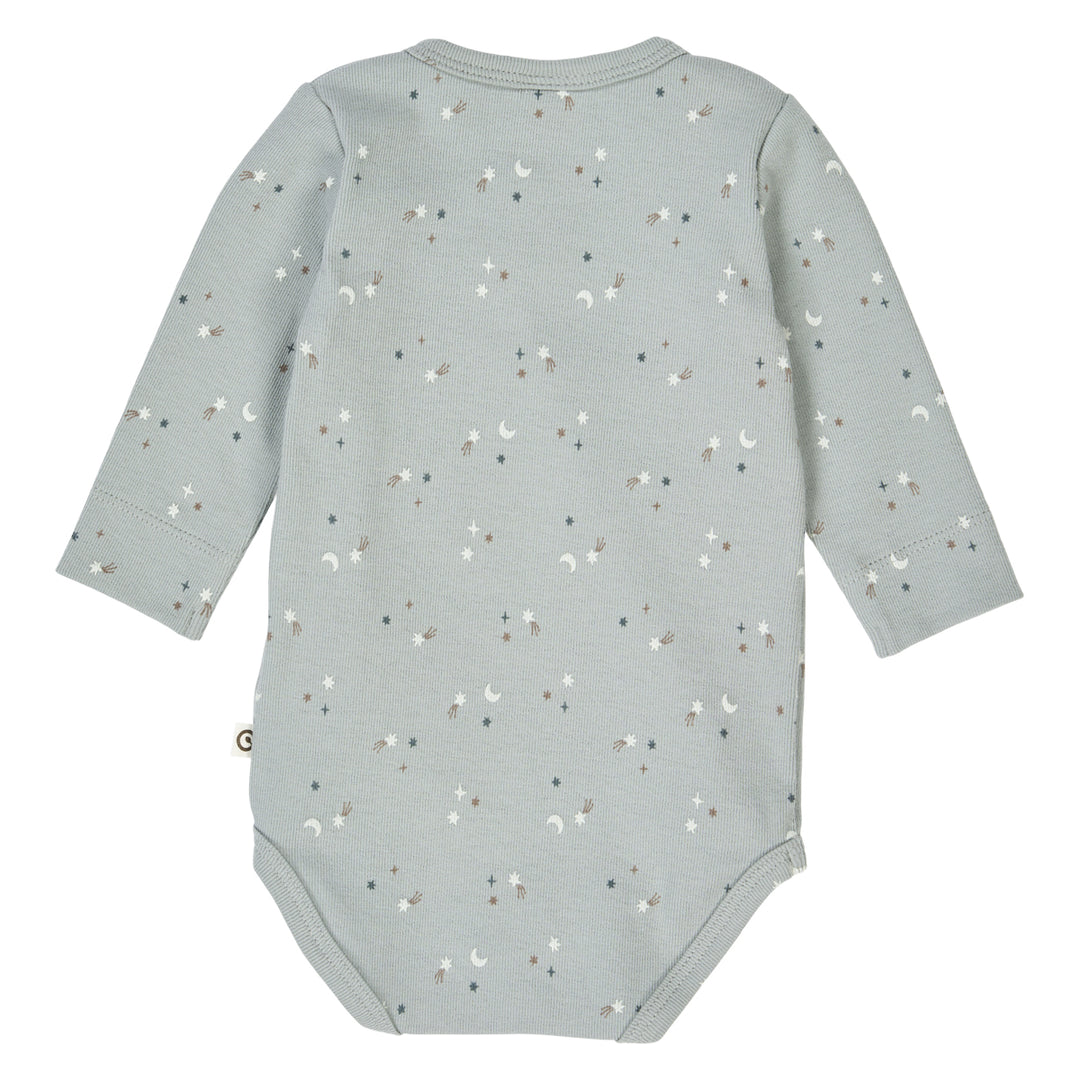 müsli STARS rib body with cross closure Bodystockings Jasmin blue/ Walnut/ Stormy blue 690000271