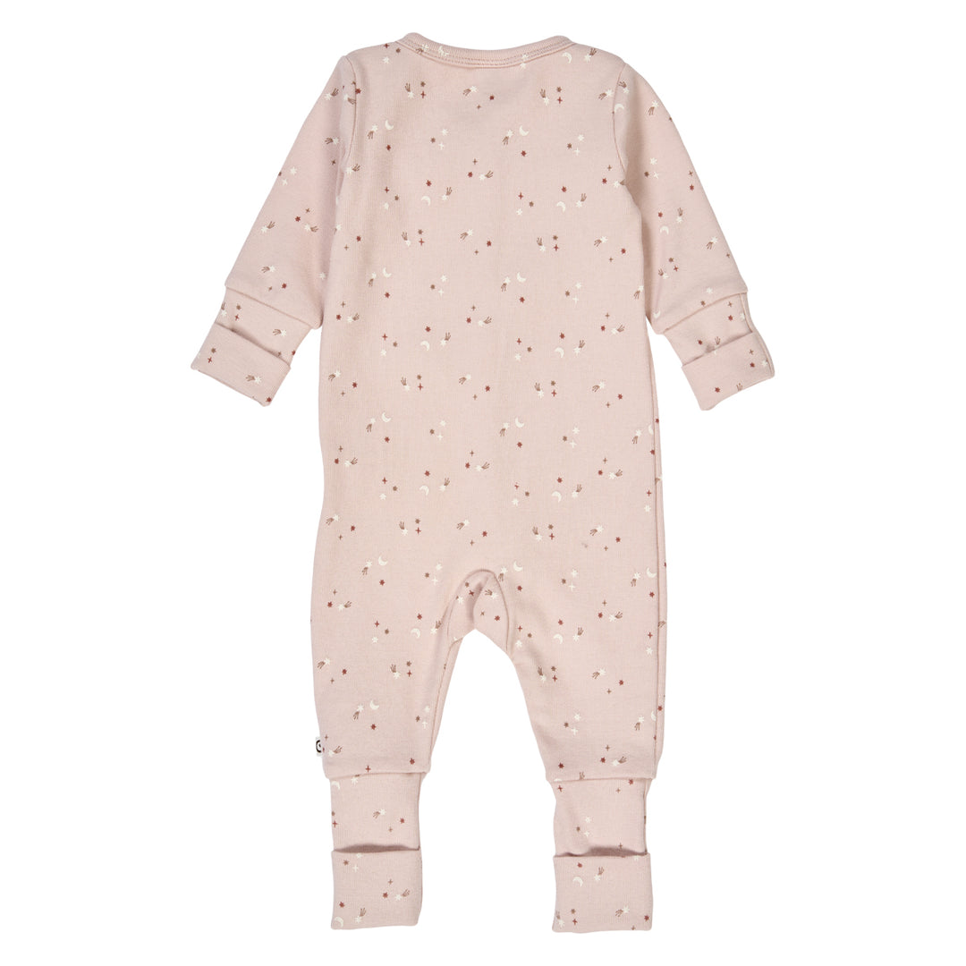 müsli STARS rib bodysuit with feet Bodystockings Nightingale/ Walnut/ Daydream 690000270