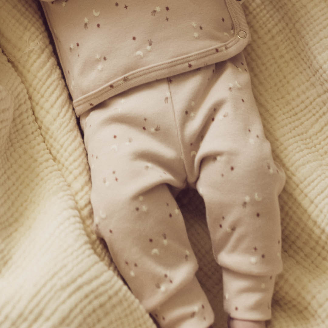 müsli STARS rib pants with stars Pants Nightingale/ Walnut/ Daydream 690000270