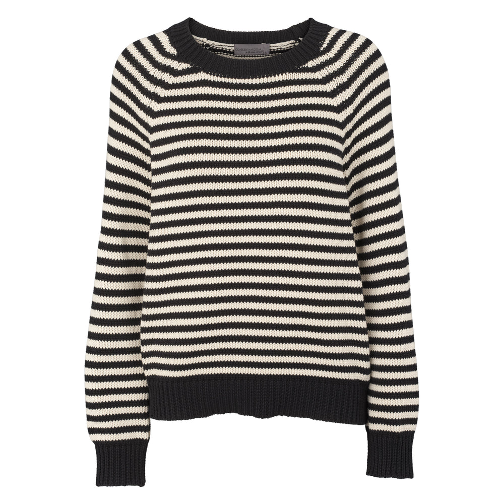 Conservandum STRIPE KNIT sweater Sweatshirt Black 019400706