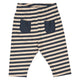 müsli STRIPE pocket pants Pants Oak/ Night blue 690000267