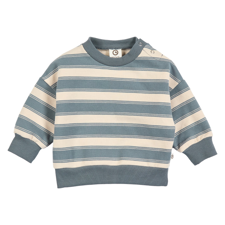 müsli STRIPE sweat set Bodystockings Oak/ Stormy blue 690000263