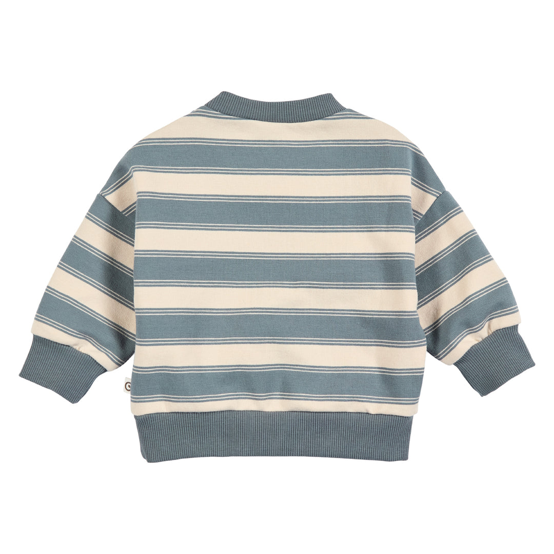 müsli STRIPE sweat set Bodystockings Oak/ Stormy blue 690000263