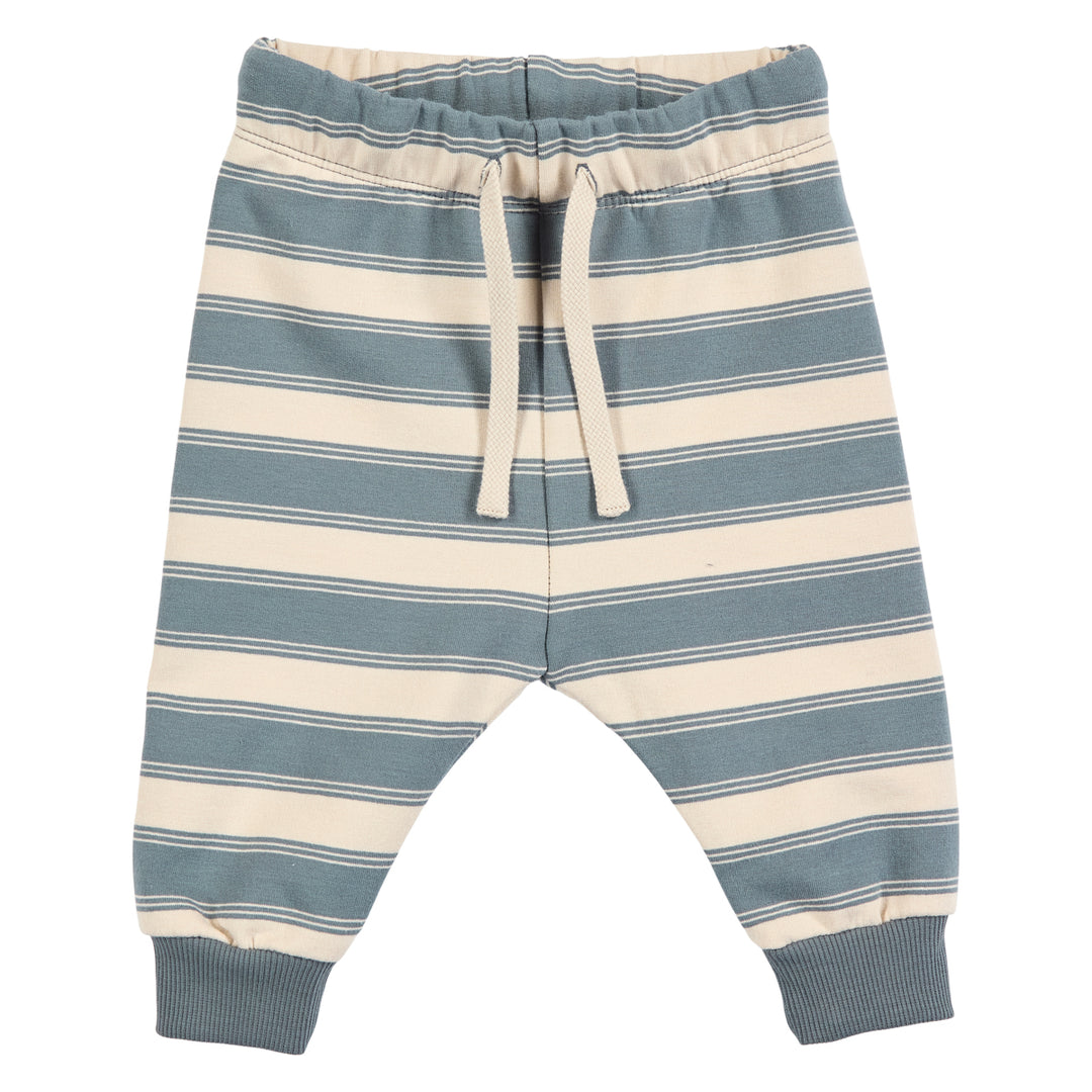müsli STRIPE sweat set Bodystockings Oak/ Stormy blue 690000263
