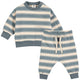 müsli STRIPE sweat set Bodystockings Oak/ Stormy blue 690000263