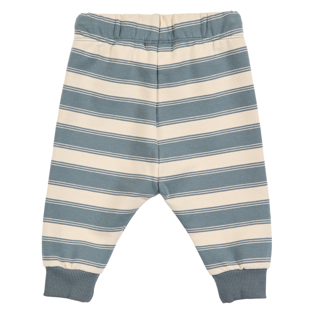müsli STRIPE sweatpants Pants Oak/ Stormy blue 690000263