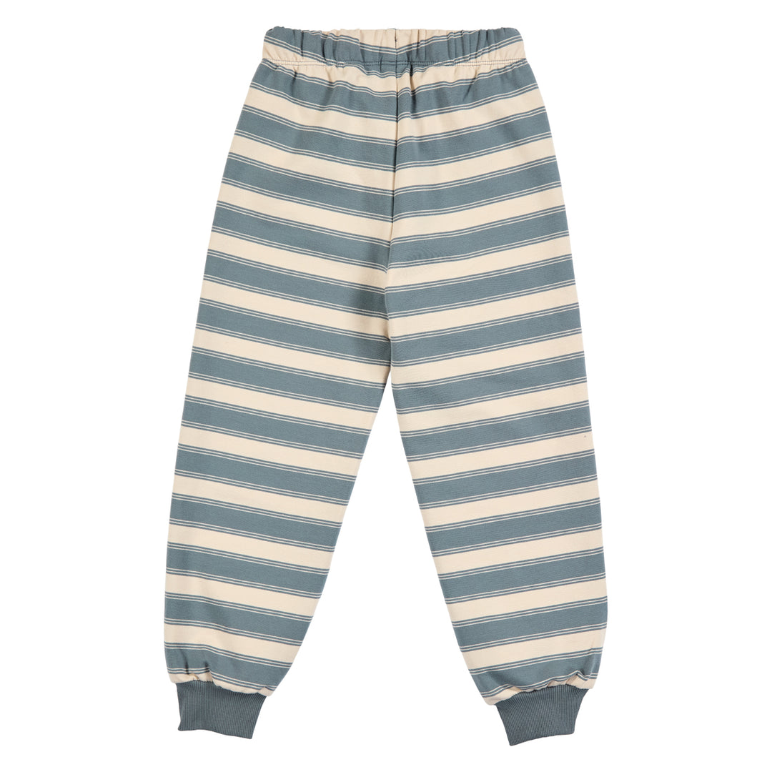 müsli STRIPE sweatpants Pants Oak/ Stormy blue 690000263