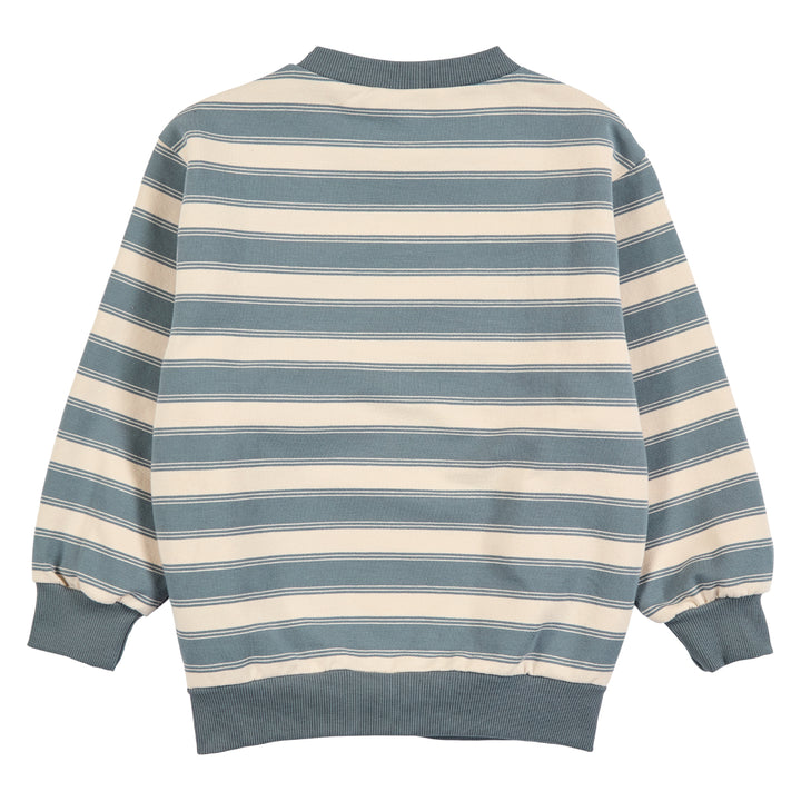 müsli STRIPE sweatshirt L_S Tee Oak/ Stormy blue 690000263