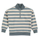 müsli STRIPE zip sweatshirt L_S Tee Oak/ Stormy blue 690000263